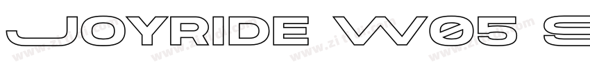 Joyride W05 STD字体转换 Joyride W05 STD字体转换